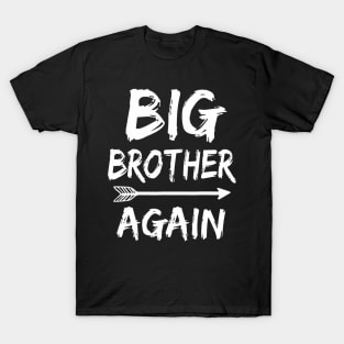 Big Brother Again for Boys with Arrow Funny 2024 T-Shirt